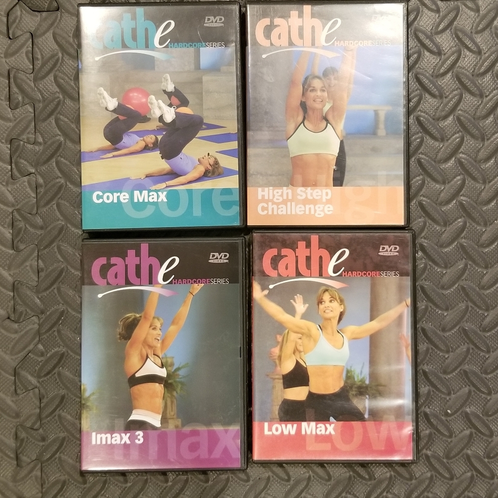 Cathe Friedrich Bundle of 4 DVD'S Hardcore Series